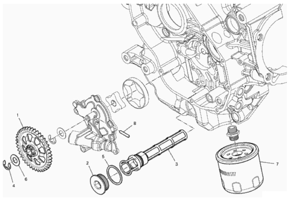 FILTERS AND OIL PUMP 