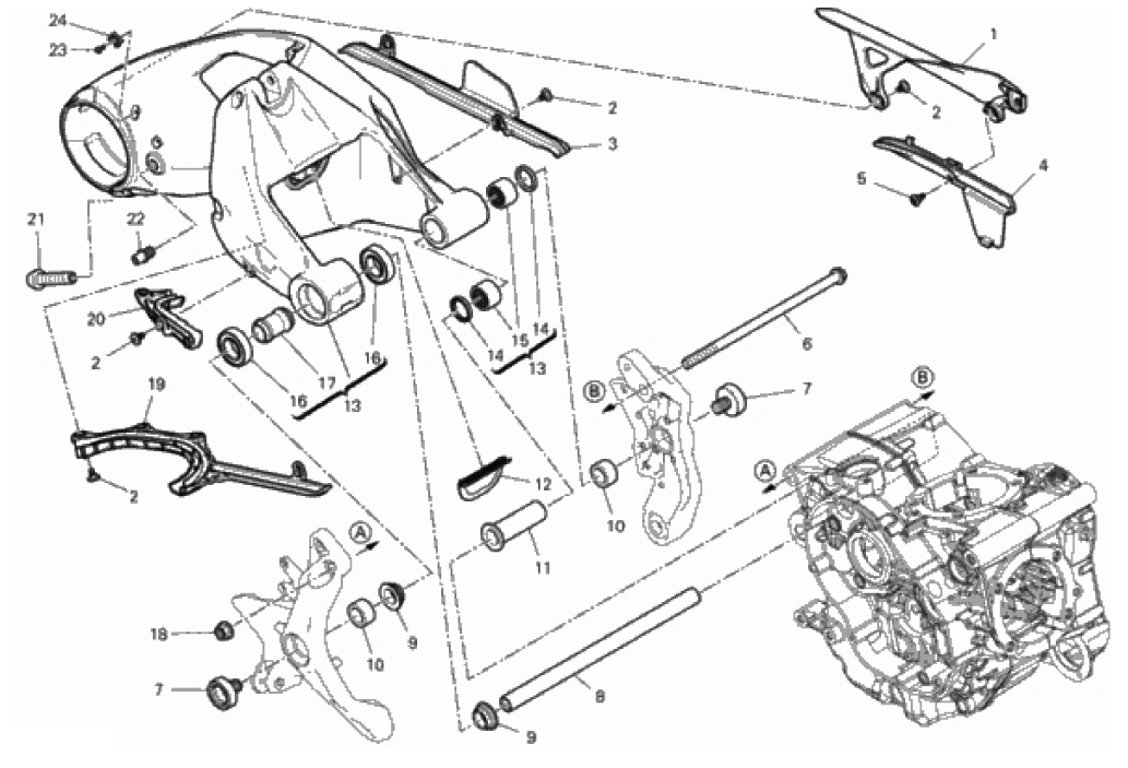 REAR SWINGING ARM 