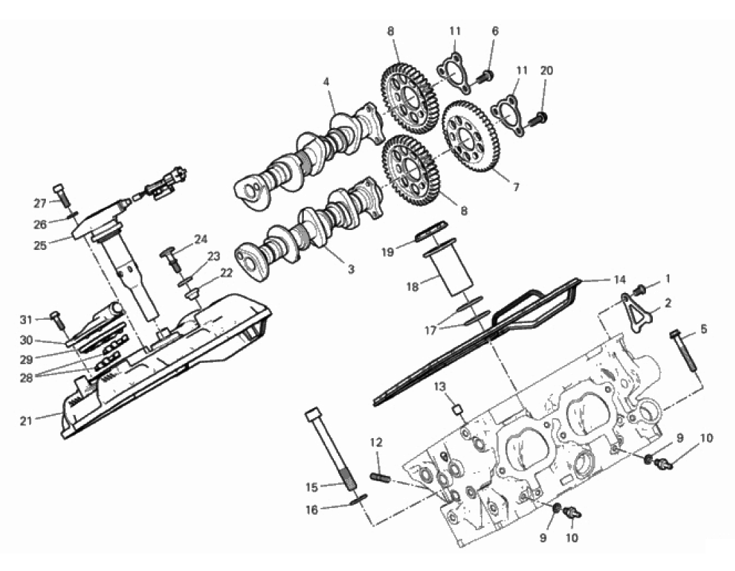 REAR HEAD - TIMING SYSTEM 