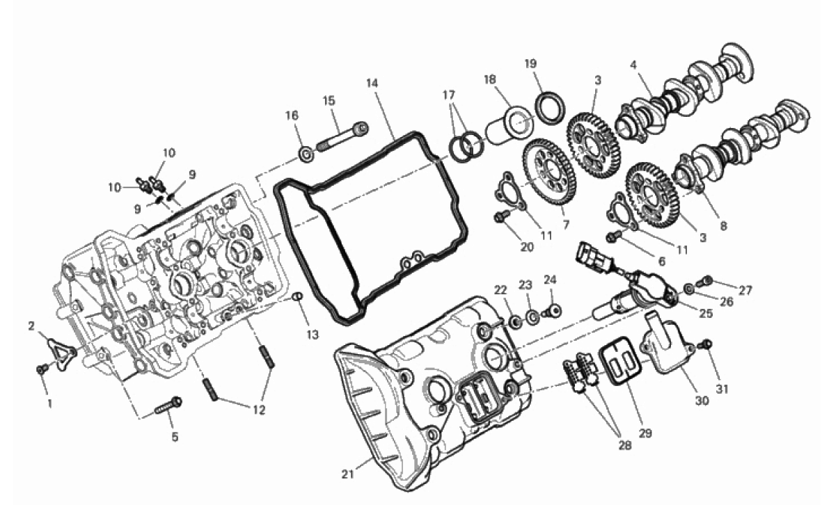 FRONT HEAD - TIMING SYSTEM 