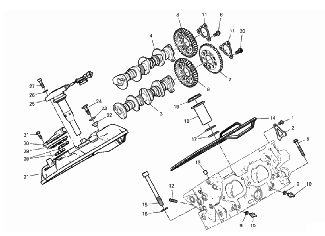 REAR HEAD - TIMING SYSTEM 