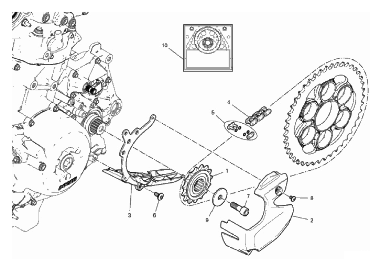 FRONT SPROCKET - CHAIN 