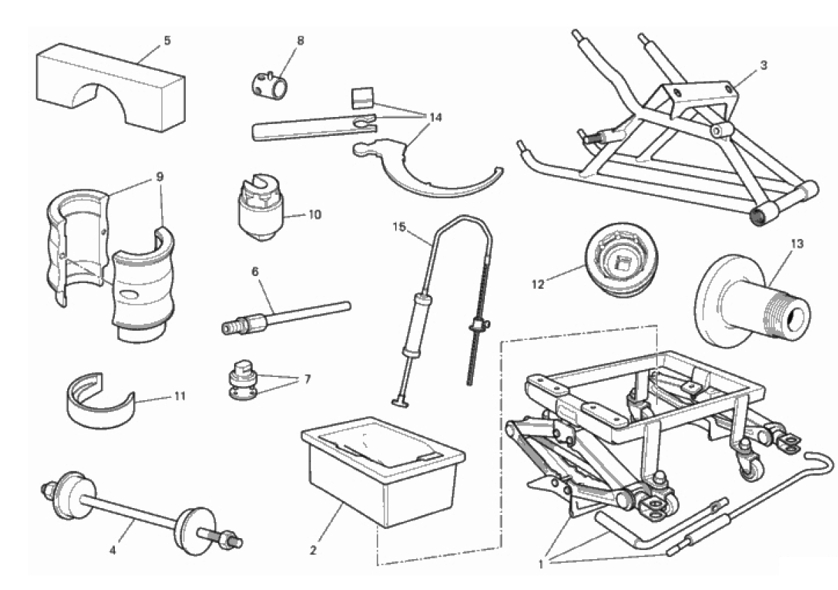 WORKSHOP SERVICE TOOLS (FRAME) 