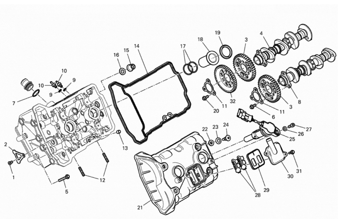 FRONT HEAD - TIMING SYSTEM 