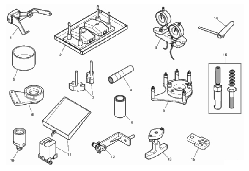 WORKSHOP SERVICE TOOLS (ENGINE) 