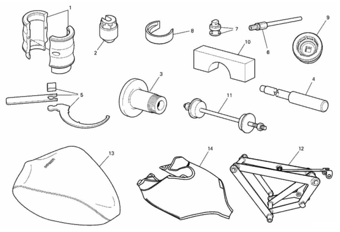 WORKSHOP SERVICE TOOLS (FRAME)