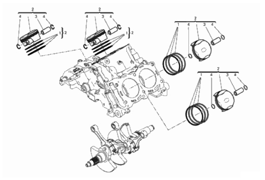 CYLINDERS - PISTONS 