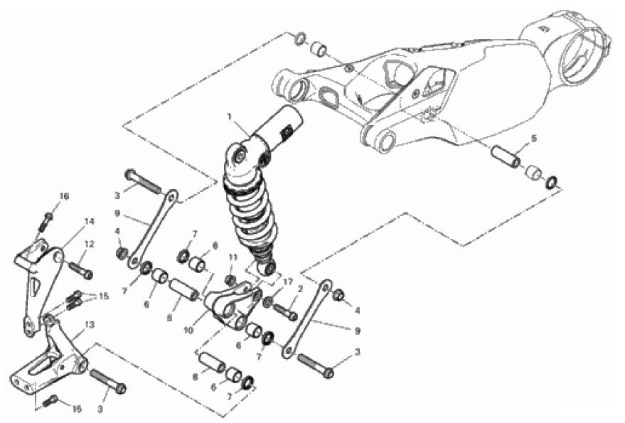 REAR SHOCK ABSORBER 