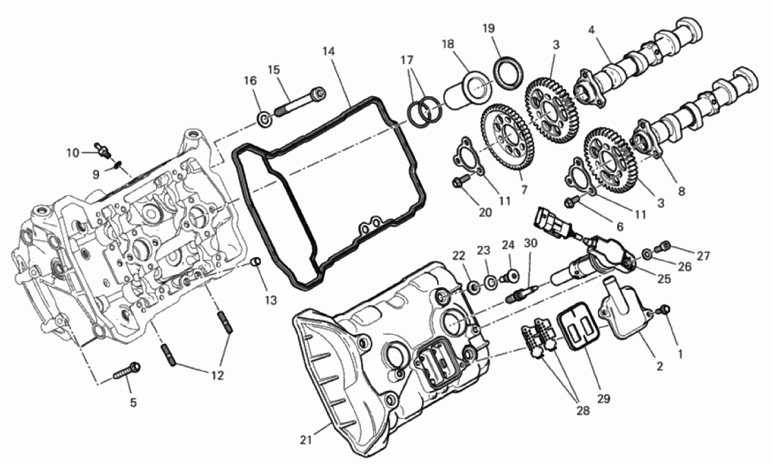 FRONT HEAD - TIMING SYSTEM 