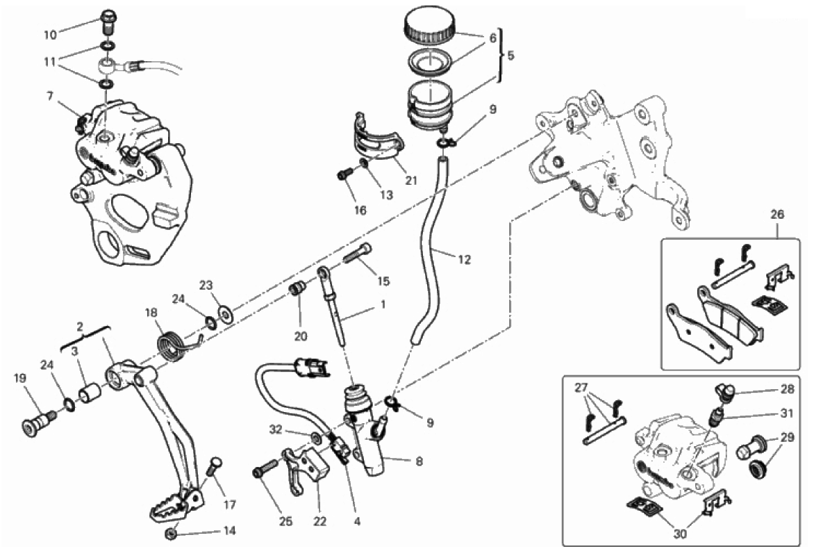 REAR BRAKE SYSTEM 