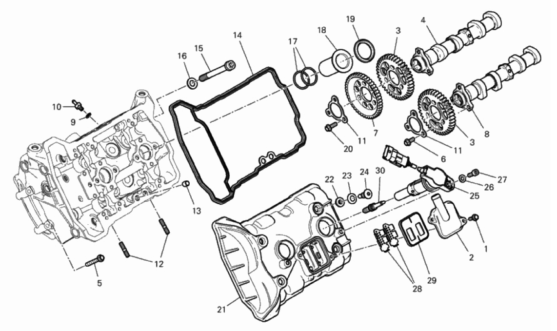 FRONT HEAD - TIMING SYSTEM 