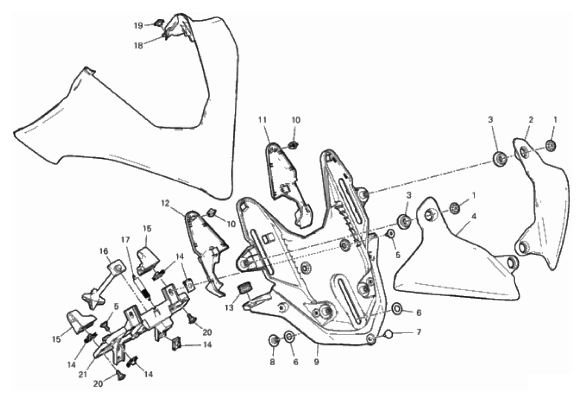 HEALDIGHT FAIRING SUPPORT 