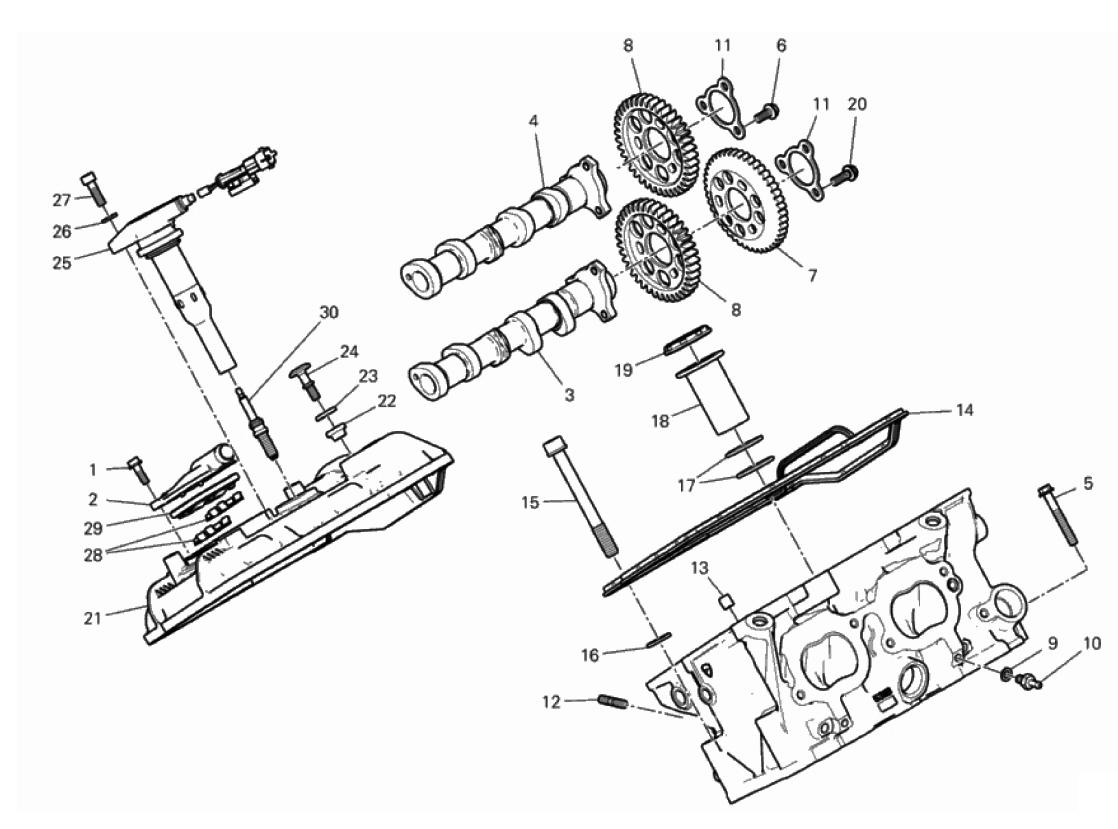 REAR HEAD - TIMING SYSTEM 