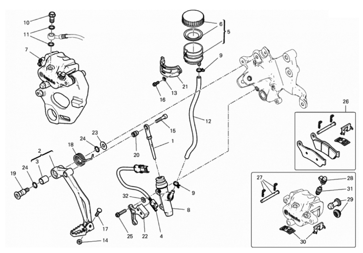 REAR BRAKE SYSTEM 