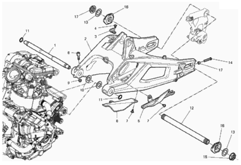 REAR SWINGING ARM 