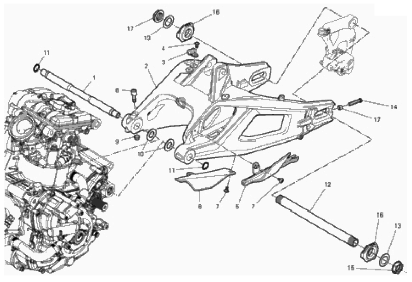 REAR SWINGING ARM 