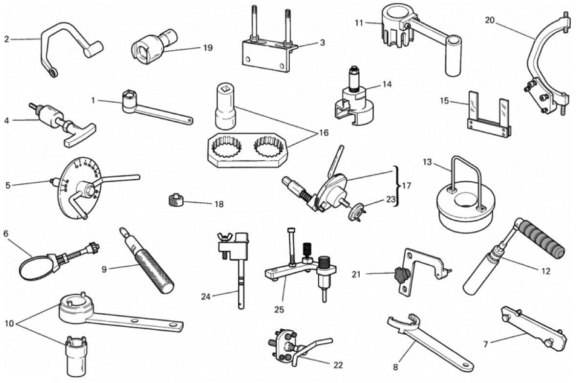 WORKSHOP SERVICE TOOLS (ENGINE) 