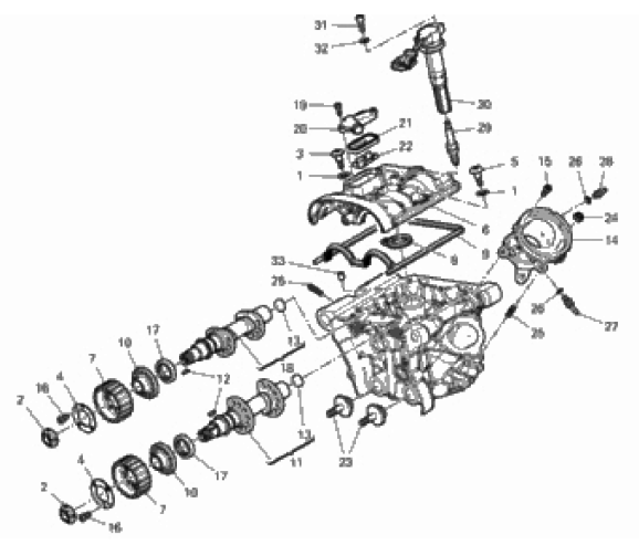 VERTICAL CYLINDER HEAD - TIMING 