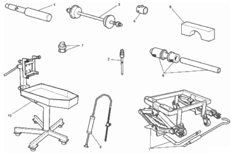 WORKSHOP SERVICE TOOLS (FRAME) 