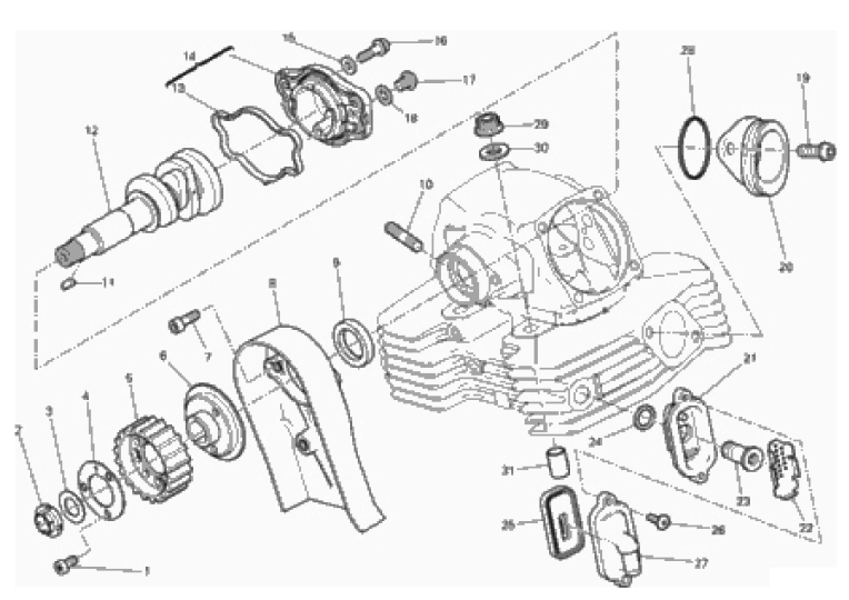 VERTICAL CYLINDER HEAD - TIMING 