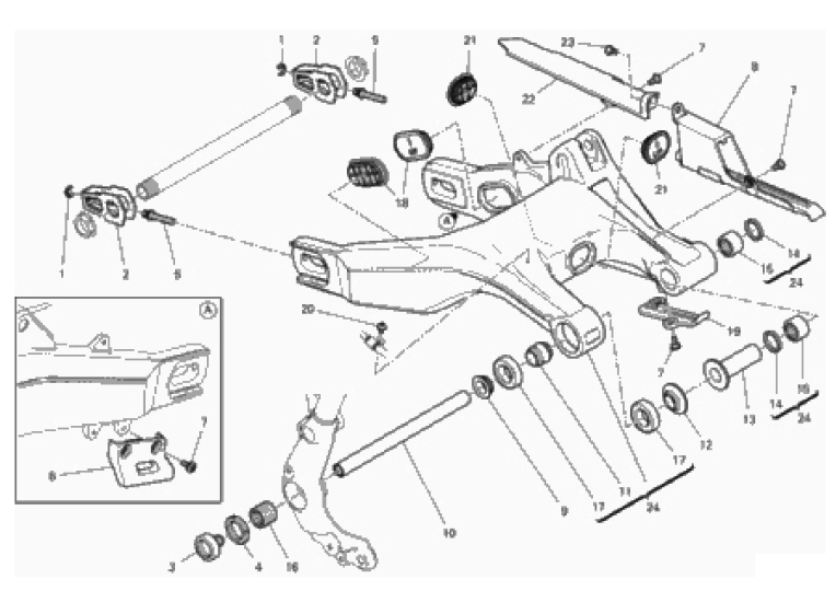 REAR SWINGING ARM 