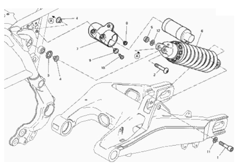 REAR SHOCK ABSORBER 