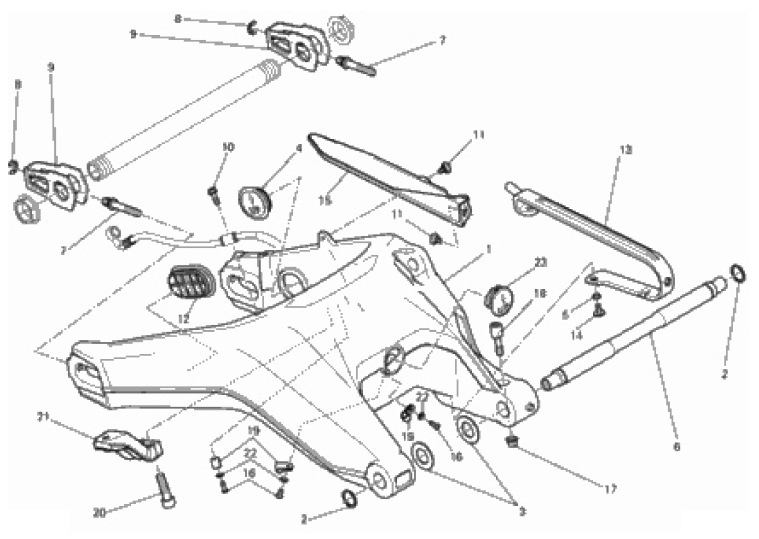 REAR SWINGING ARM