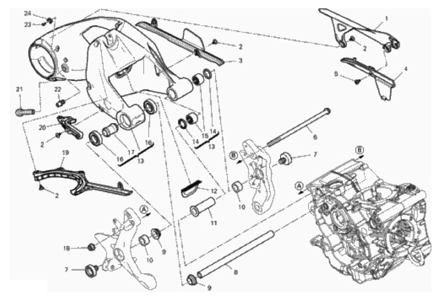 REAR SWINGING ARM 