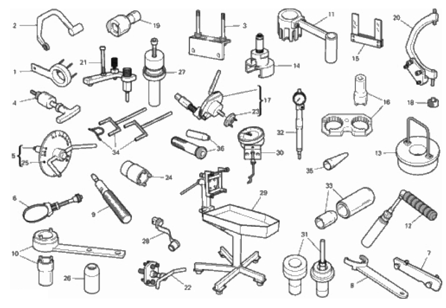 WORKSHOP SERVICE TOOLS (ENGINE) 