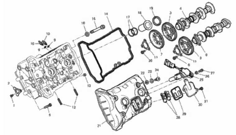 FRONT HEAD - TIMING SYSTEM 