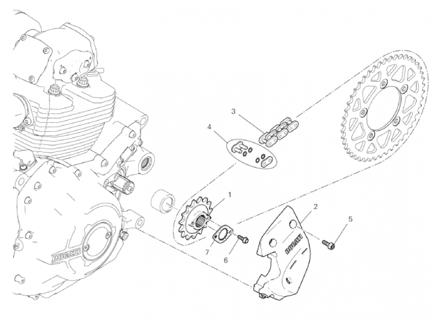 FRONT SPROCKET - CHAIN 