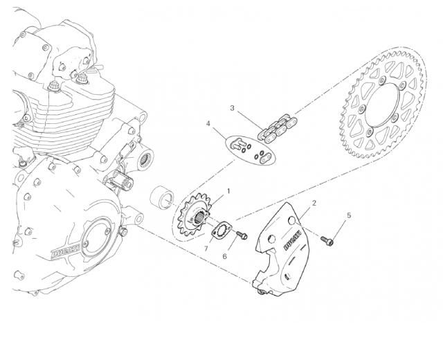 FRONT SPROCKET - CHAIN 