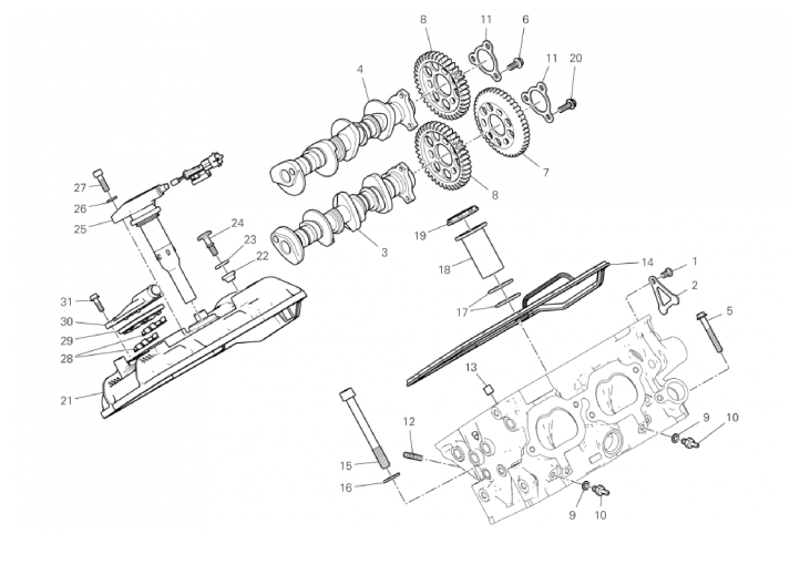 REAR HEAD - TIMING SYSTEM 