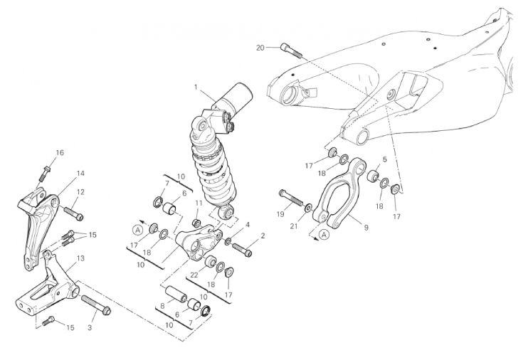 REAR SHOCK ABSORBER 