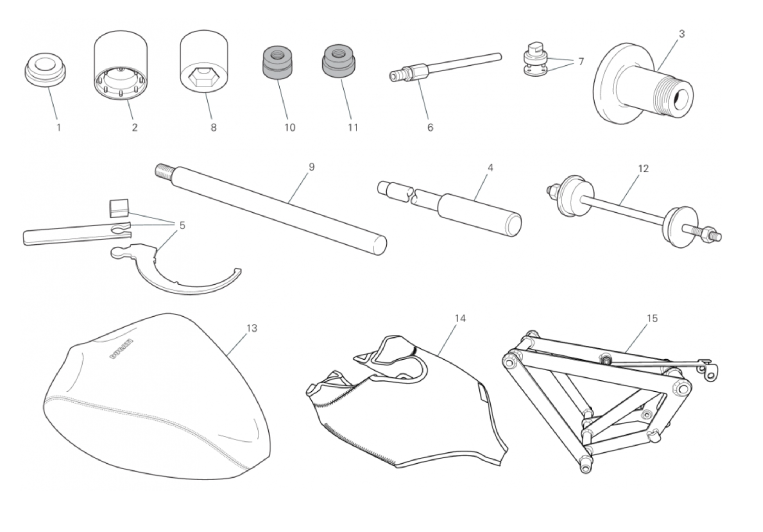 WORKSHOP SERVICE TOOLS (FRAME)