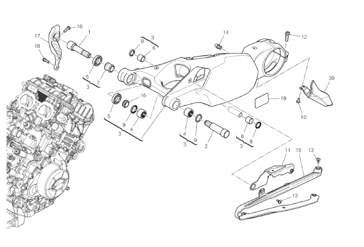 REAR SWINGING ARM 
