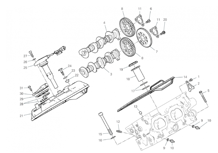 REAR HEAD - TIMING SYSTEM 